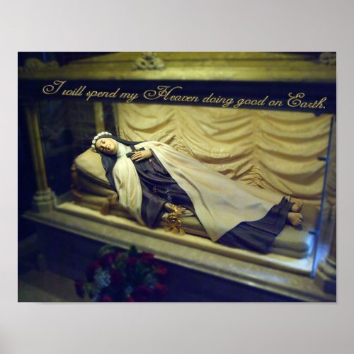 ST THERESE INCORRUPT POSTER