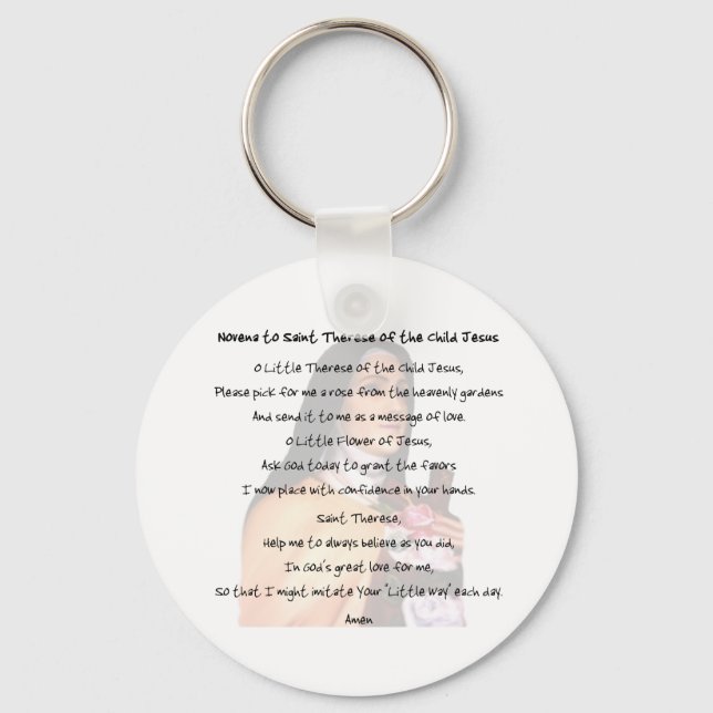 St Therese Keychain (Front)