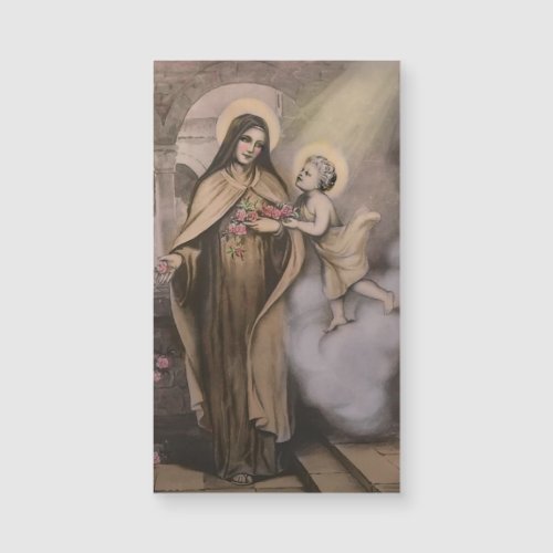 St Therese Magnetic Holy Card Pack of 25