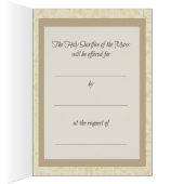 St. Therese Mass Memorial Offering Card (Inside (Right))