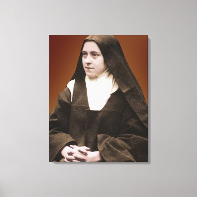 St Therese of Lisieux Canvas Print (Front)