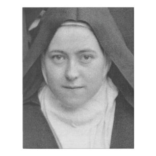 St Therese Of Lisieux Faux Canvas Print
