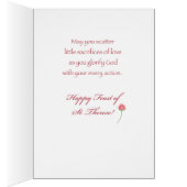 St. Therese of Lisieux Feast Day Blessings (Inside (Right))