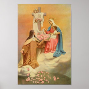 St. Therese of Lisieux Little Flower of Jesus Poster