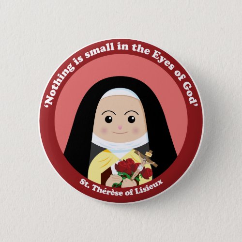 St Thrse of Lisieux Pinback Button