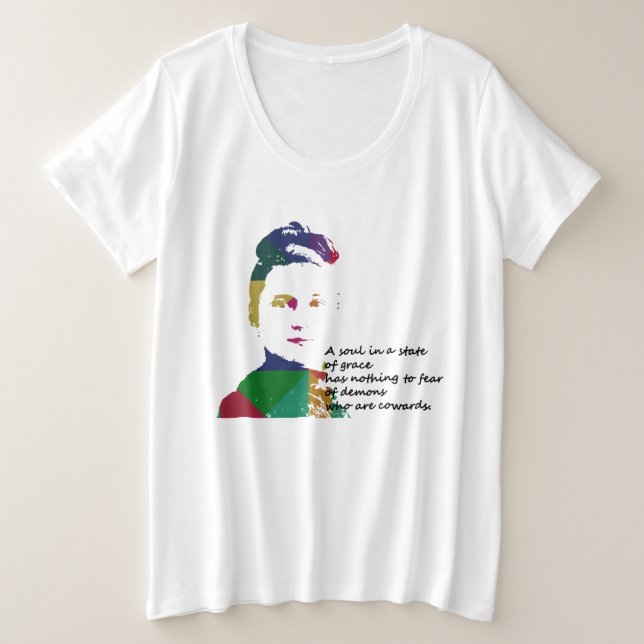 St. Therese of Lisieux   Plus Size T-Shirt (Design Front)
