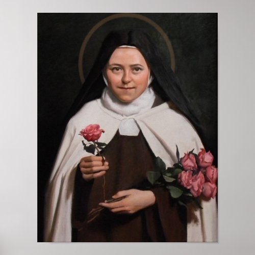 St Therese of Lisieux Poster