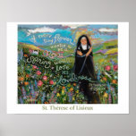 St. Therese Of Lisieux Poster at Zazzle