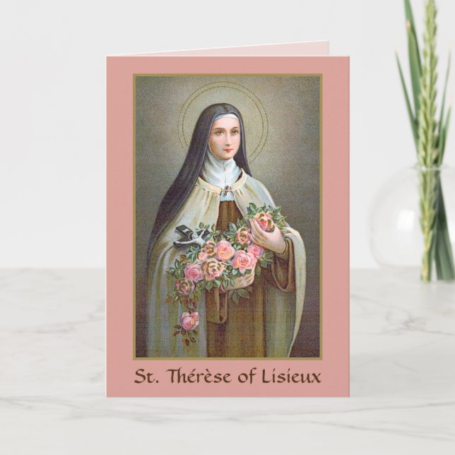 St. Therese of Lisieux the Little Flower (BJE 01)  Card (Front)