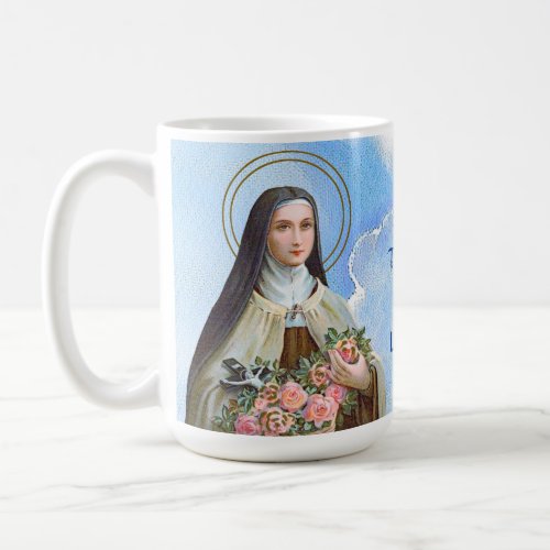 St Therese of Lisieux the Little Flower BJE 01  Coffee Mug