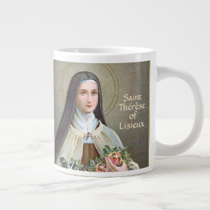 St. Therese of Lisieux the Little Flower (BJE 01) Giant Coffee Mug