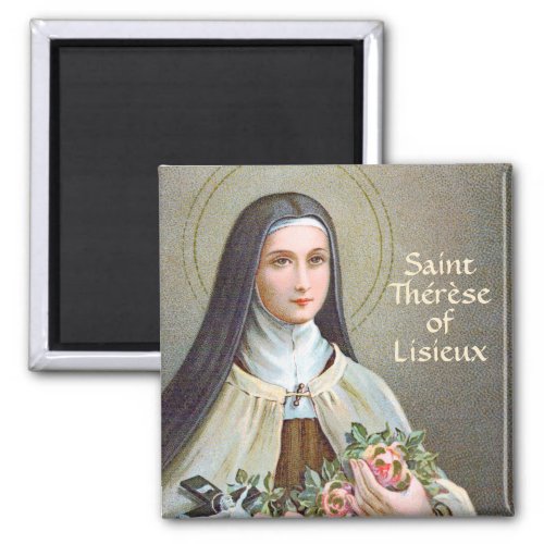 St Therese of Lisieux the Little Flower BJE 01 Magnet