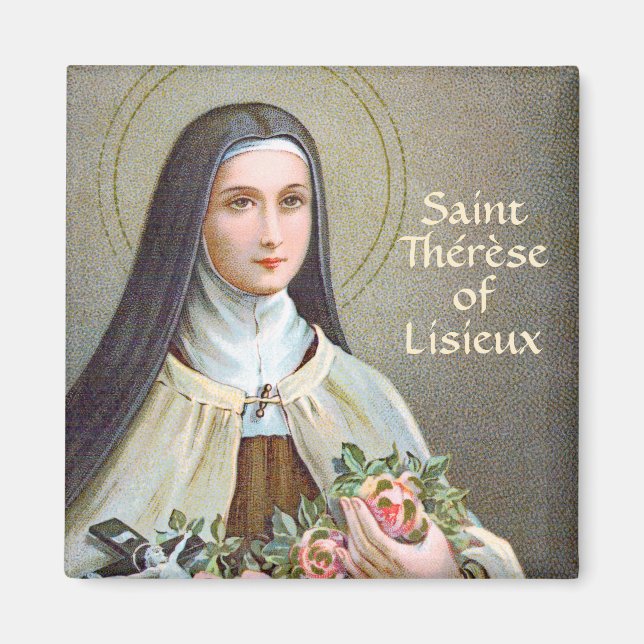 St. Therese of Lisieux the Little Flower (BJE 01) Magnet (Front)