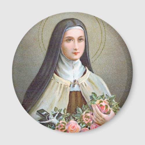 St Therese of Lisieux the Little Flower BJE 01 Magnet