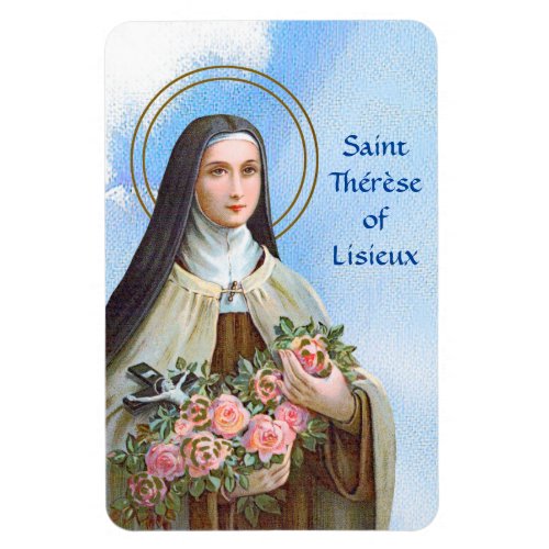 St Therese of Lisieux the Little Flower BJE 01  Magnet