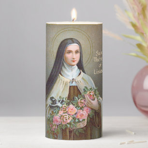 St. Therese of Lisieux the Little Flower (BJE 01) Pillar Candle