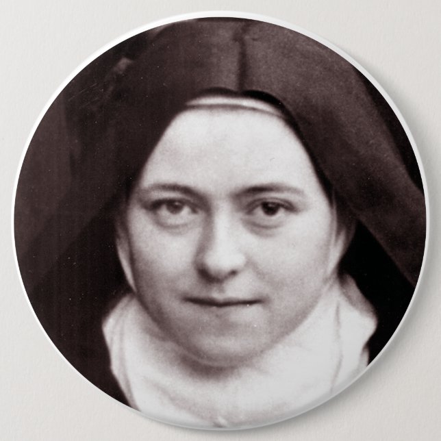 ST THERESE OF LISIEUX, THE LITTLE FLOWER, BUTTON (Front)