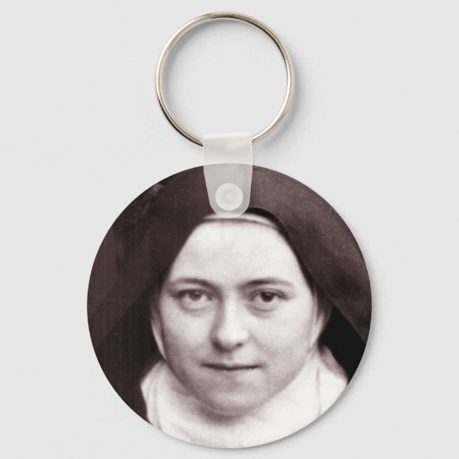 ST THERESE OF LISIEUX, THE LITTLE FLOWER, KEYCHAIN (Front)