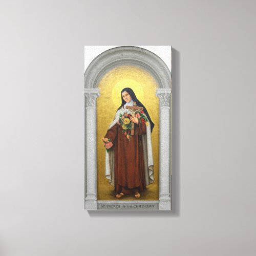 St Therese of the Child Jesus Catholic Carmelite Canvas Print