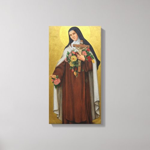 St Therese of the Child Jesus  Catholic Carmelite Canvas Print