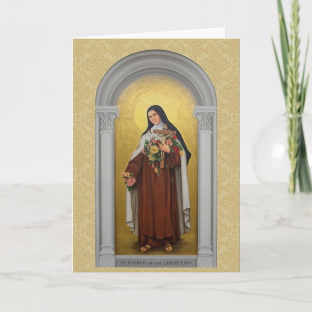 St. Therese of the Child Jesus Lisieux Card (Front)