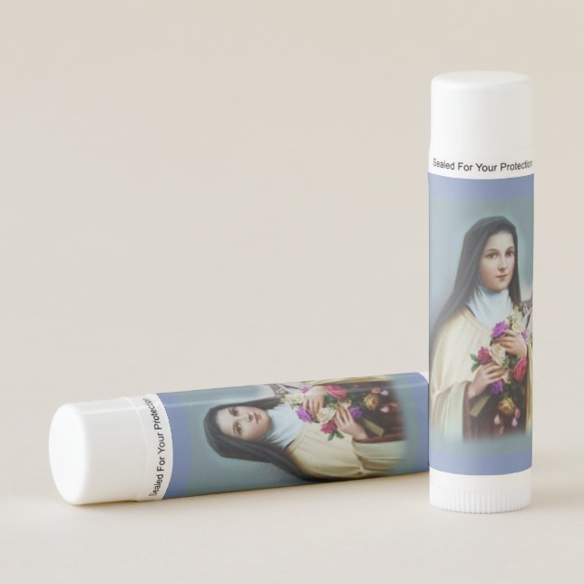 St. Therese of the Child Jesus Little Flower Lip Balm (Front)