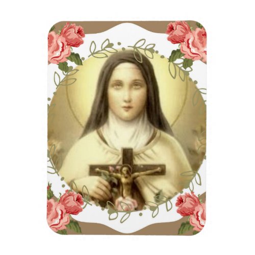 St Therese of the Child Jesus Little Flower Magnet