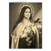 St. Therese of the Child Jesus Little Flower Sepia (Front)