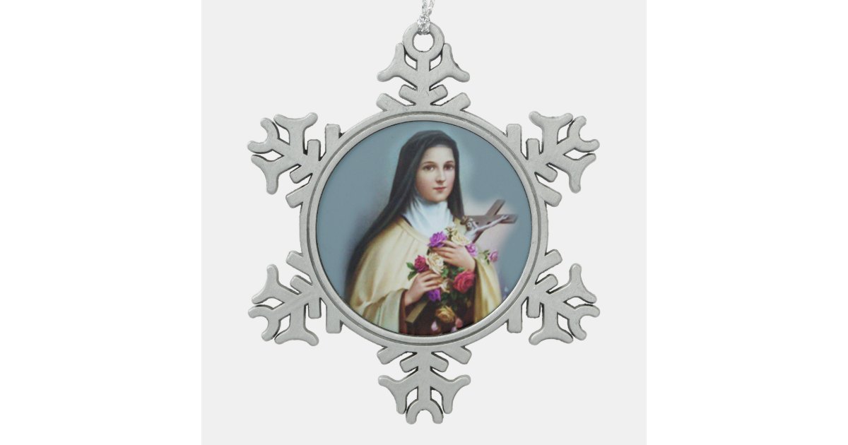 Download St. Therese of the Child Jesus Little Flower Snowflake ...