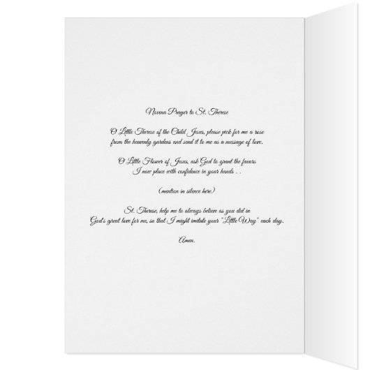 St. Therese Our Lady of Mt. Carmel Novena Prayer (Inside (Left))