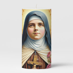 St. Therese Pillar Candle