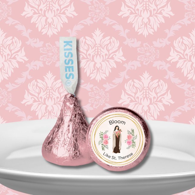 St. Therese Pink Rose All Saints Feast Day Hershey®'s Kisses® (Creator Uploaded)