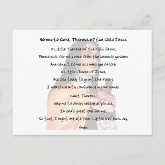 St Therese Postcard