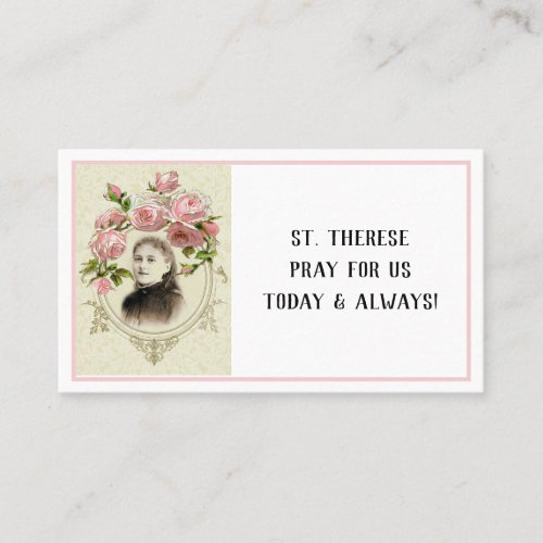 St Therese  Religious  Prayer Holy Cards