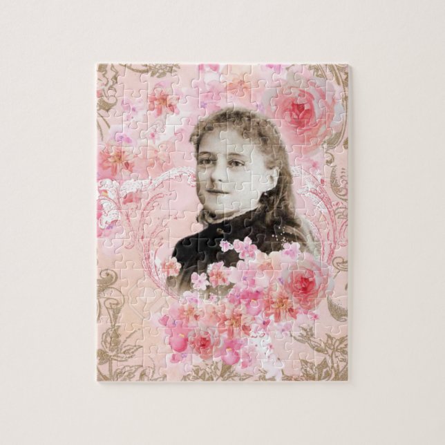 St. Therese Roses Carmelite  Catholic Religious  C Jigsaw Puzzle (Vertical)