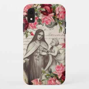 St. Therese Roses Carmelite  Catholic Religious iPhone XR Case