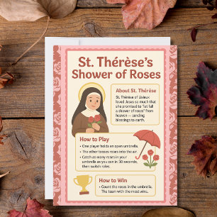 St. Thérèse’s Shower of Roses All Saints Day Game