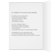 St. Therese | Sepia | White Script Overlay Cards (Inside (Left))