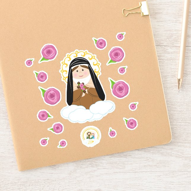 St. Therese Sticker (Notebook)