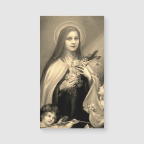 St Therese the Little Flower Holy Card