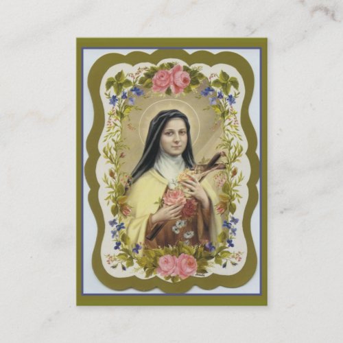 St Therese the Little Flower Novena Holy Cards