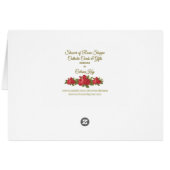 St. Therese the Little Flower Pink Roses (Back Horizontal)