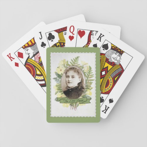St Therese the Little Flower Religious Carmelite Poker Cards