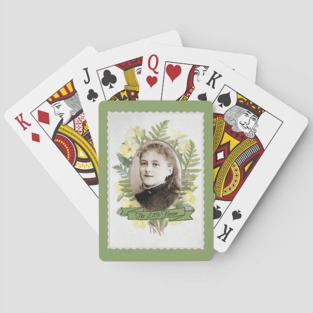 St. Therese the Little Flower Religious Carmelite Poker Cards (Back)