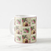 St. Therese the Little Flower w/red roses Coffee Mug (Front Left)