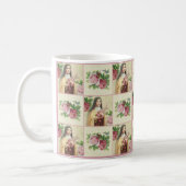 St. Therese the Little Flower w/red roses Coffee Mug (Left)
