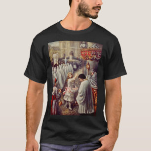 St. Therese Throwing Roses Corpus Domini Fine Art T-Shirt
