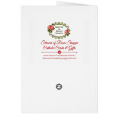 St. Therese Valentines Day Card (Back)