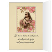 St. Therese Valentines Day Card (Inside (Left))