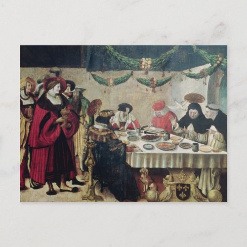 St Thomas Aquinas  and Louis IX Postcard